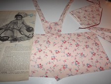 KIT découpé VETEMENT,poupee ,Françoise .MODES ET TRAVAUX Juillet 1957