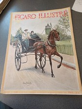 Figaro Illustré de Mai 1893 - Couverture Jean Béraud - Chevaux. Courses, Coaches
