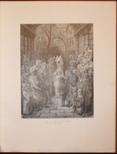 Gravure GUSTAVE DORE 1876 La chanson du vieux marin Rime of the Ancient Mariner
