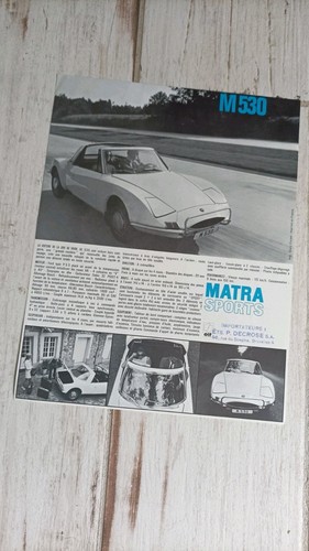 Prospectus brochure matra - prospectus,