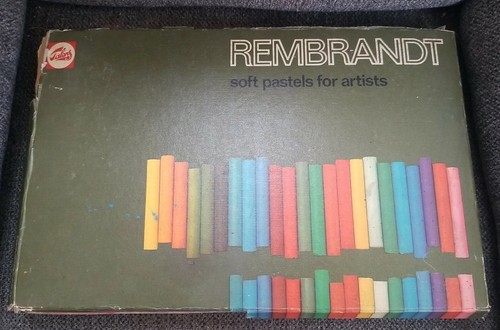 Vintage rembrandt soft pastels - vintage,