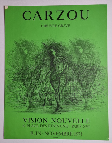 Affiche originale carzou - originale,