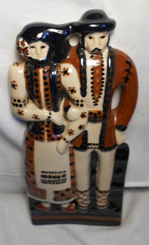 Plaque couple personnages - plaque,