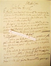 ● L.A.S 1927 FAGUS (Faillet) Poète lettre à J. TENANT Claudel ami Auguste Rodin