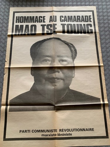 Affiche politique maoïste - affiche,