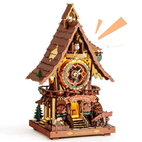 Rokr puzzle horloge coucou - horloge,