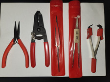 5 outils pro pinces plates, brucelles, dénudeuse FACOM 153-163-421-146 2Y-173A