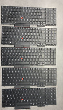 lot 5 Clavier Allemand Lenovo THINKPAD Bord L580 P52 P73 Rétro-éclairé Qwertz