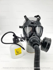 Gas mask with - mask, flesh