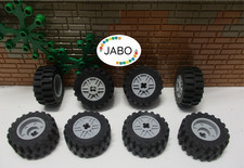 (F6/2) Lego 8 pneus 30.4 x 14