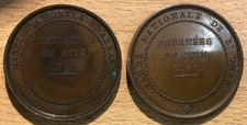 1848 Garde nationale Arras et Saint-Omer, 2 médailles
