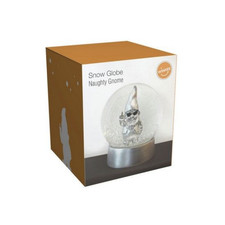 Boule à neige gnome argent