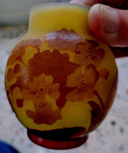Vase miniature émile gallé - miniature,