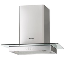 Brandt Hotte décorative murale 60 cm - 800 m3/h - Inox / AD1186X (2406859)