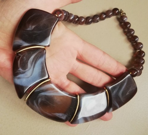 Collier vintage perles - collier, de