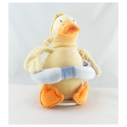 Doudou musical canard bouée