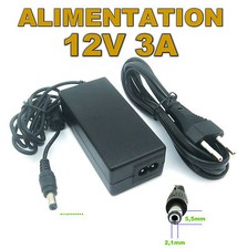 616# Alimentation à découpage 220 / 12V 3A  36w connecteur 5,5x2,1mm 