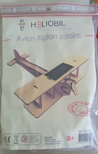 Avion biplan solaire maquette - solaire,