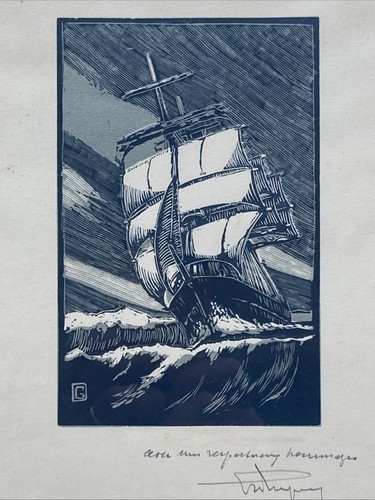 Ancienne gravure sur bois - ancienne,