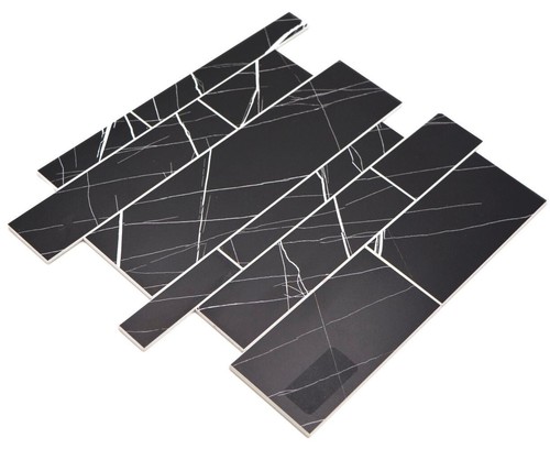 Mosaïque auto adhésif noir - auto-adhésif,