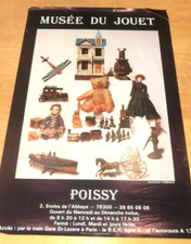 AFFICHE JOUETS POUPEES MUSEE