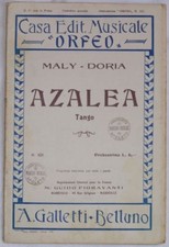 Maly Azalée Dora Partitions Musique Orchestre Musique 1930 Tango Partition
