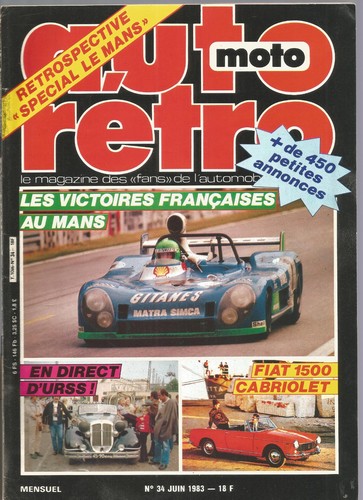 Auto retro mans - n°34, le