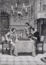 Eau forte - 1892 : La partie