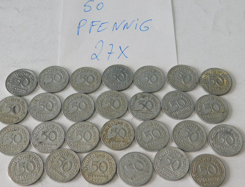 Lot 27x pfennig deutsche - lot,