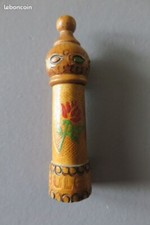 Porte aiguilles à coudre en bois