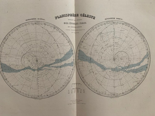 Rare planisphere celeste - -, le