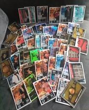 lot de 57 cartes slam attax