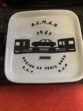 Cendrier SNCF ACMAR 1981 - Porcelaine Chantilly