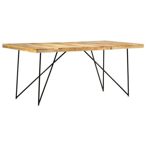 Bois manguier massif table - bois,
