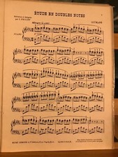 Gutmann étude doubles - étude, en
