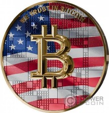USA Bitcoin Nations Satoshi Limited Edition Gilded Medaille Argent 2025