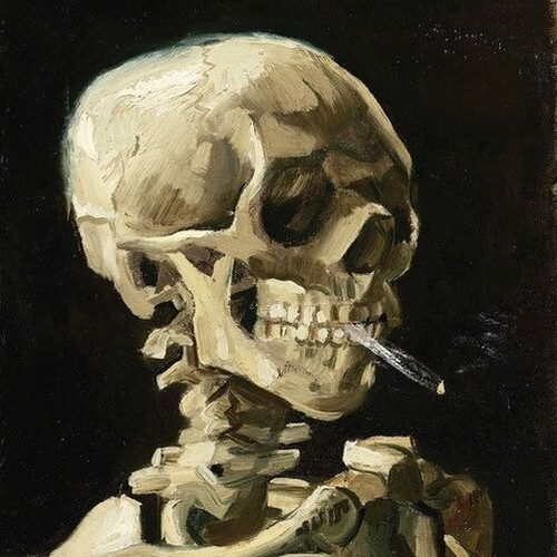 Van gogh fumer tête de - van,