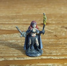 Ral Partha Citadel Dungeons & Dragons Silver & Steel Female Warrior 10-310 1991