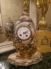 Horloge Ancienne En Marbre A