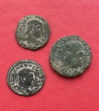 Beau lot de 3 monnaies Romaine à définir et à découvrir