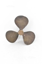 Hélice Gauche En Bronze 33Cm