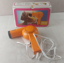 Ancien sèche cheveux Profi orange, Calor, vintage