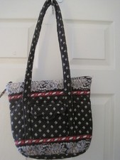 Vera Bradley Black red and Tan