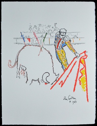 Superbe lithographie jean - lithographie, de