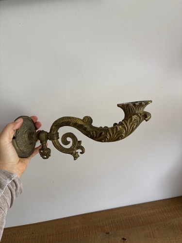Ancien bougeoir mural - ancien, en