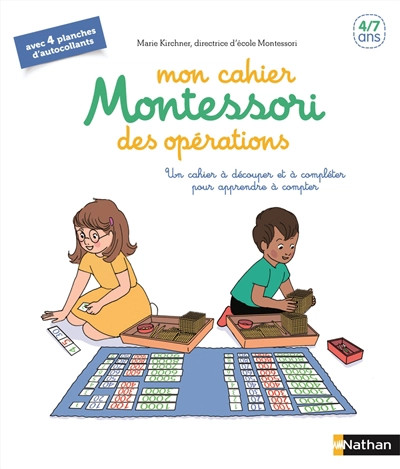 Mon cahier montessori des - cahier,
