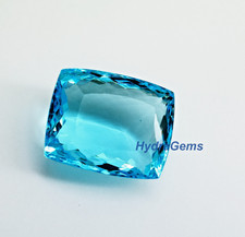 COUSSIN taille aigue-marine 111 ct bleu ciel Santa Maria de qualité AA++