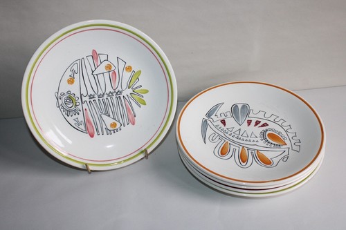 Assiettes plates faïence - 5,
