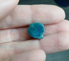 Pierre Roulée Chrysocolle et shattuckite 2,78 g / 1,3 cm Congo