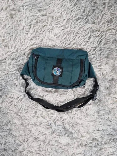 Sac banane vintage vert noir - banane,